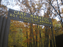 The gate of Camp Manatoc